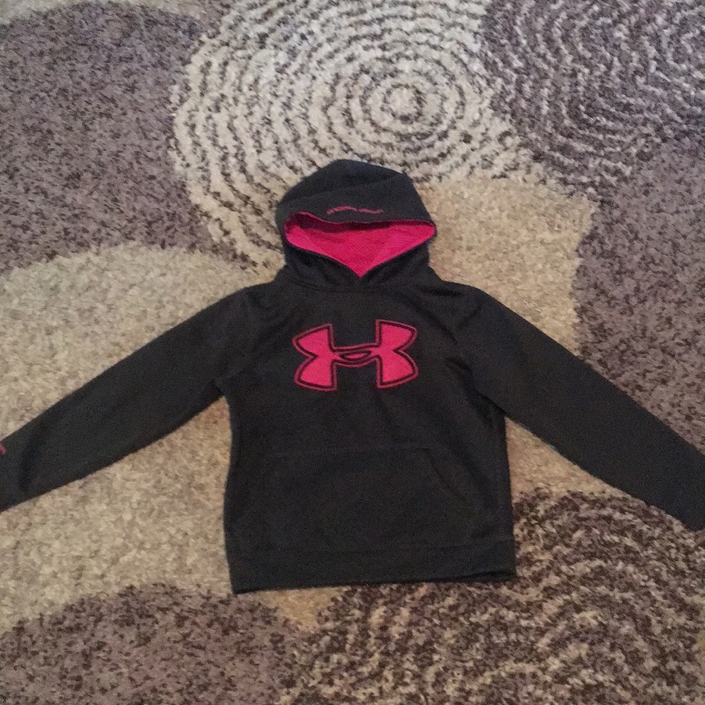 Under Armour sweatshirt.